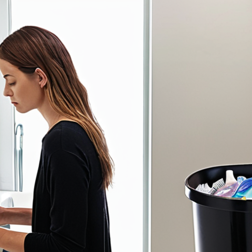 **

Prompt: *A split-screen image. On one side, overflowing trash cans filled with single-use plastic cosmetic containers. On the other, a serene image of a woman in a bright, modern bathroom refilling a sleek, reusable container with shampoo from a bulk refill station.  Focus on the contrast and environmental impact.  Include text overlay "Refillable Cosmetics: Choose Sustainability."*

**